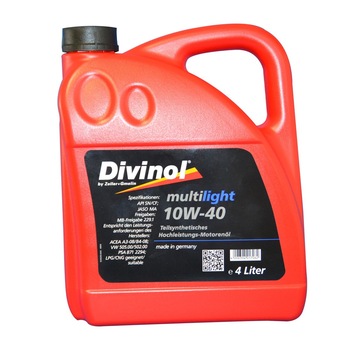 Ulei motor Divinol Multilight 10w40 4 L Ulei motor Divinol Multilight 10w40 4 L