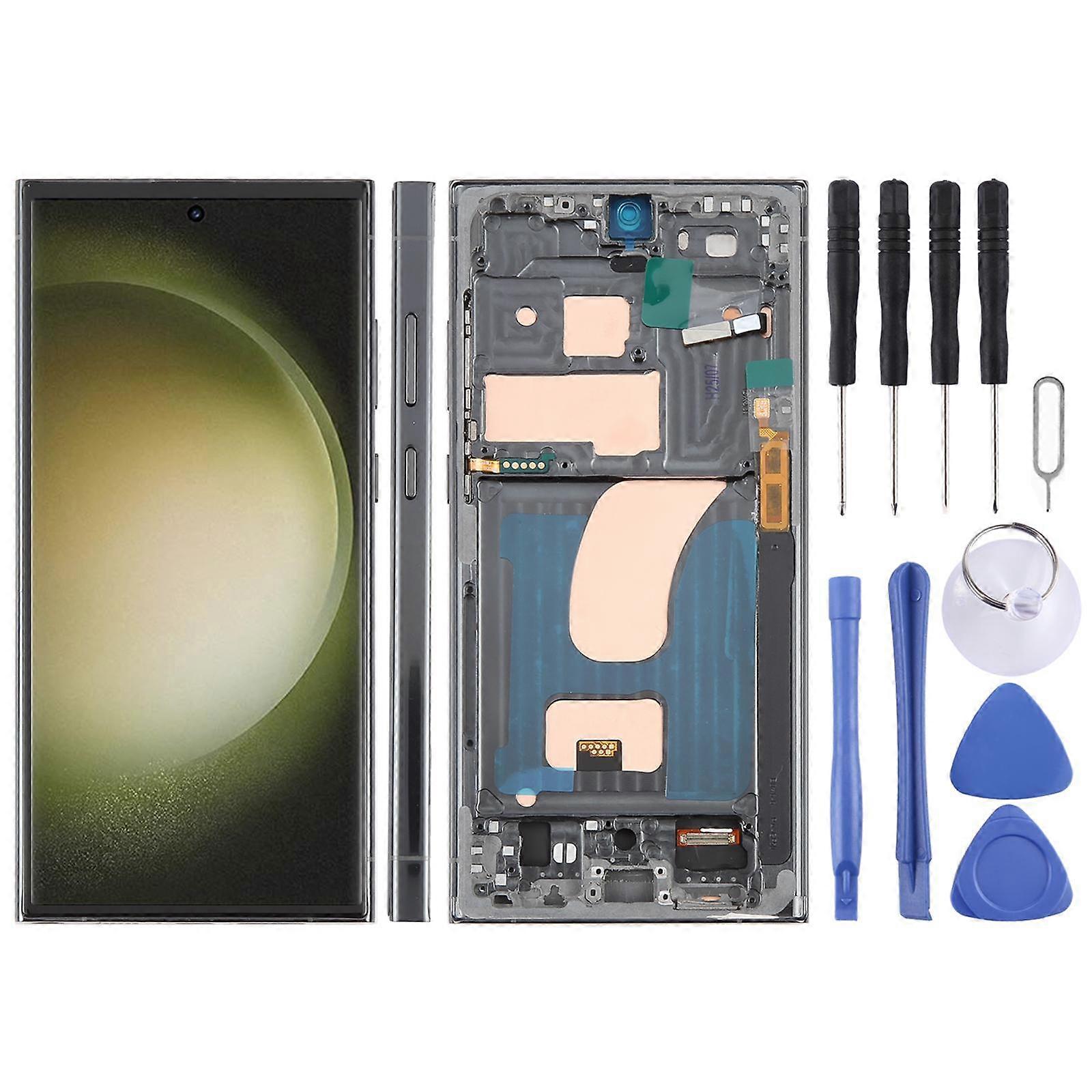 Display LCD + digitizator complet cu rama pentru Samsung Galaxy