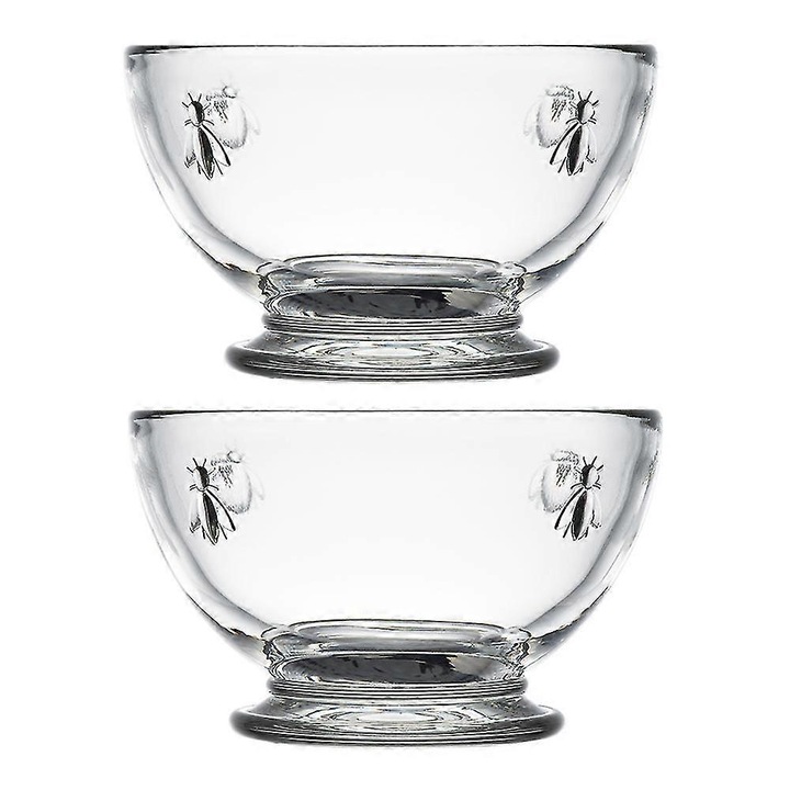 Napoleon Bee üvegtál készlet, 2 db, 230 ml, 10 cm átmérő x 6,5 cm magasság