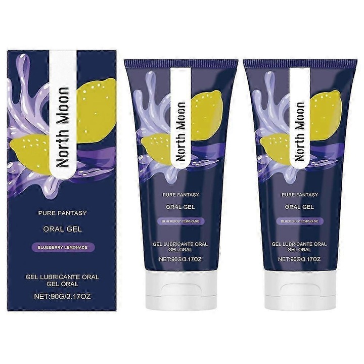 Гел за орална грижа за намаляване на рефлекса за повръщане и хидратиране на устата, плодов аромат, комплект 2х90гр