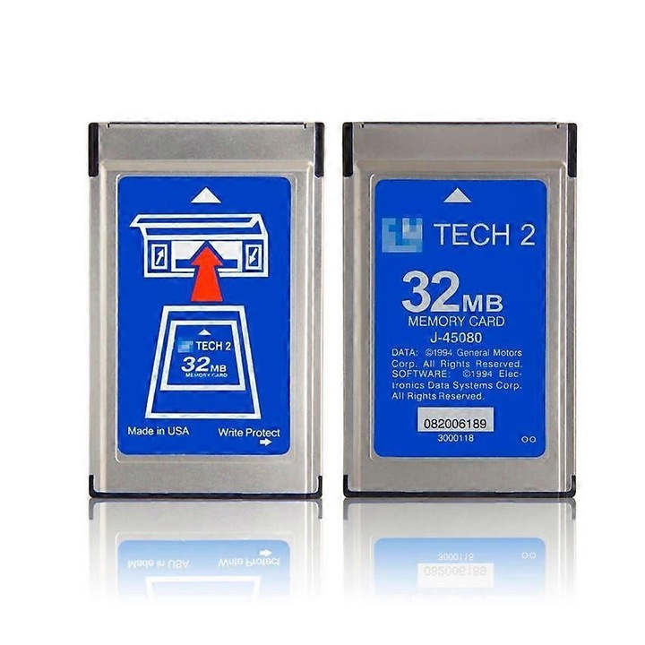 Dedikált 32MB adat kártya GM Tech2-höz, GM, OPEL, SAAB, ISUZU, Suzuki, Holden szoftverekhez, 9-12V