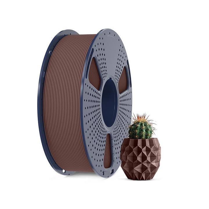 Filament SUNLU Wood PLA, pentru Imprimantă 3D, 1.75mm, 1kg, Lemn de Cireș