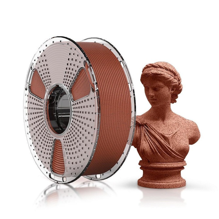 SUNLU High Speed Marble PLA filament, 3D nyomtatóhoz, 1.75mm, 1kg, Vörös Tégla-Márvány