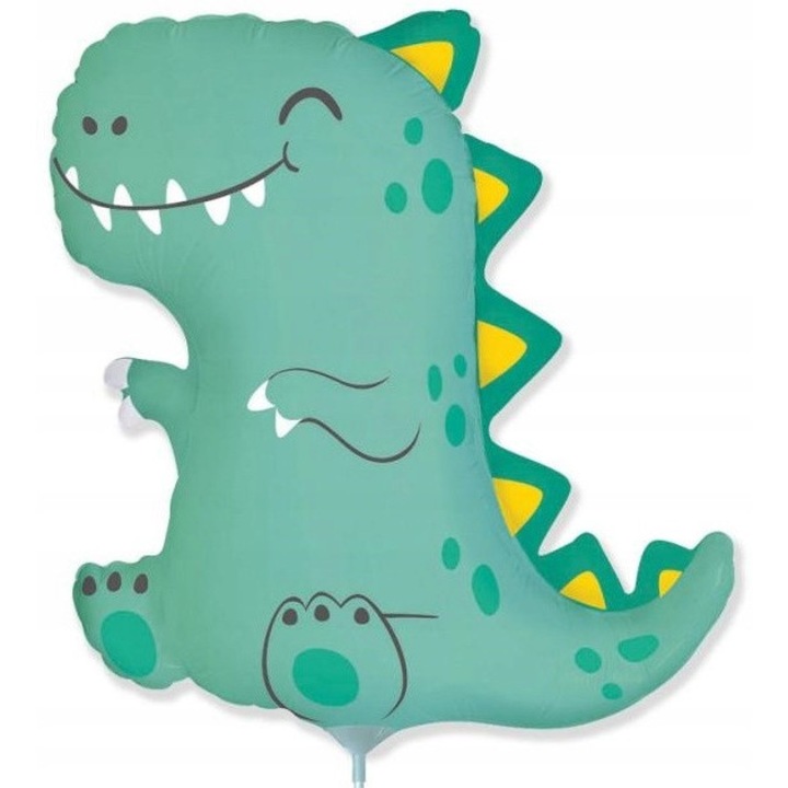 DINO fólia lufi, FLEXMETAL, 35cm, partikra, 1 szett
