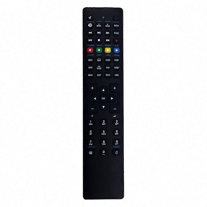 Telecomanda de schimb pentru Medion Life RC1255, neagra, material ABS