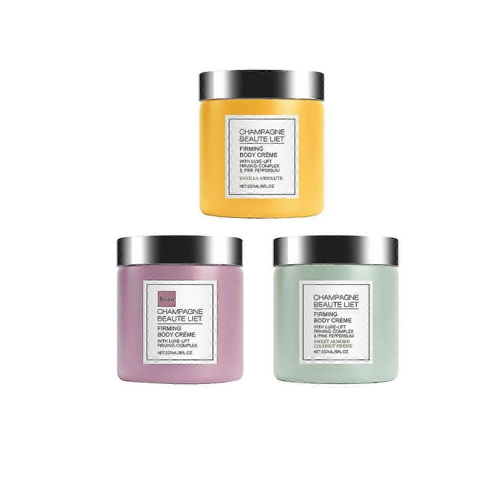 Testápoló és testkrém, Champagne Beaute Liet, öregedésgátló krém, vanília, 237ml