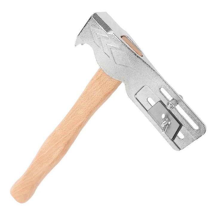 Ciocan de acoperis cu magneti, 300mm, constructie robusta, maner din lemn