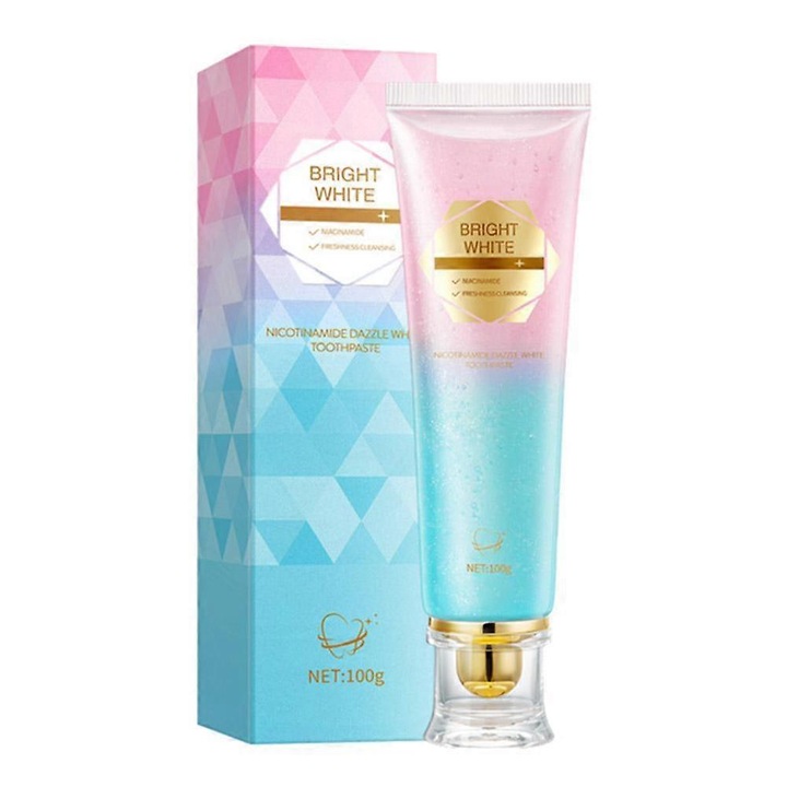 Fogfehérítő fogkrém, Niacinamid, teljes körű ápolás