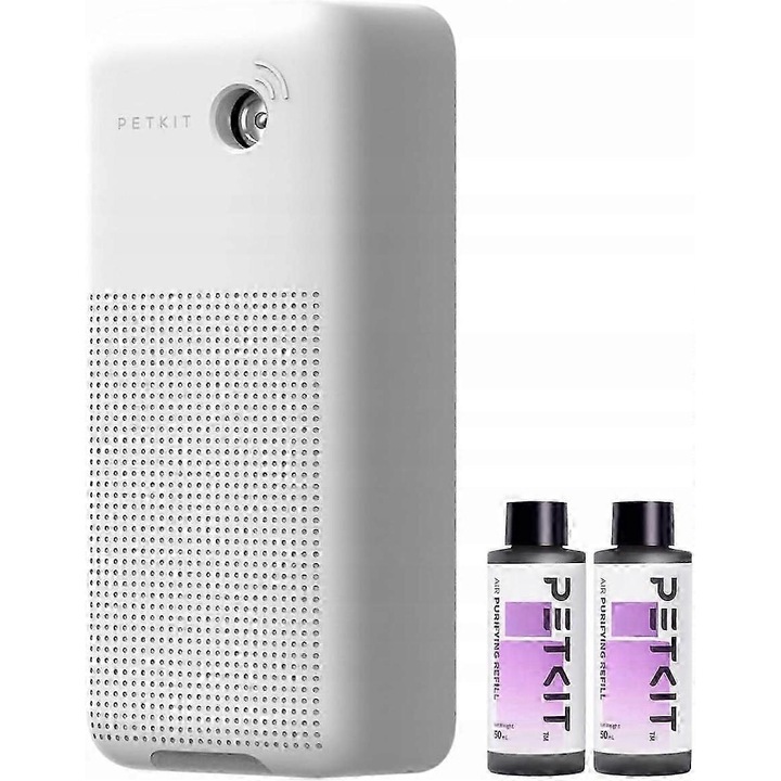 Intelligens szagelszívó macskáknak, PetKit, 2 utántöltővel, 141,7x60x38,5mm