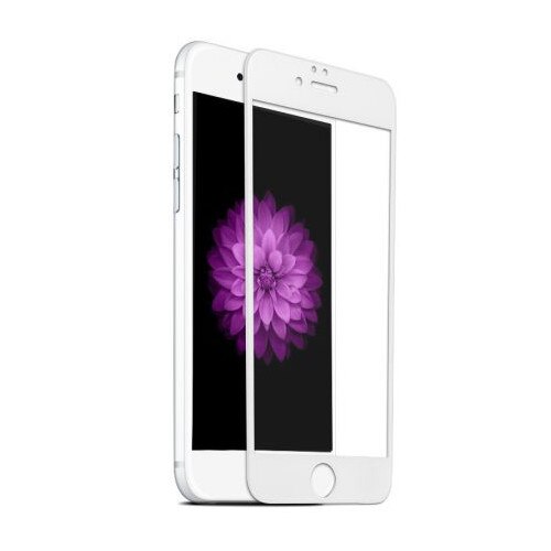 Folie de protectie sticla 4D, Iphone 7/8, alb, full face