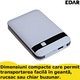 Baterie Externă EDAR, 15000 mAh, 4 Iesiri USB, Alb
