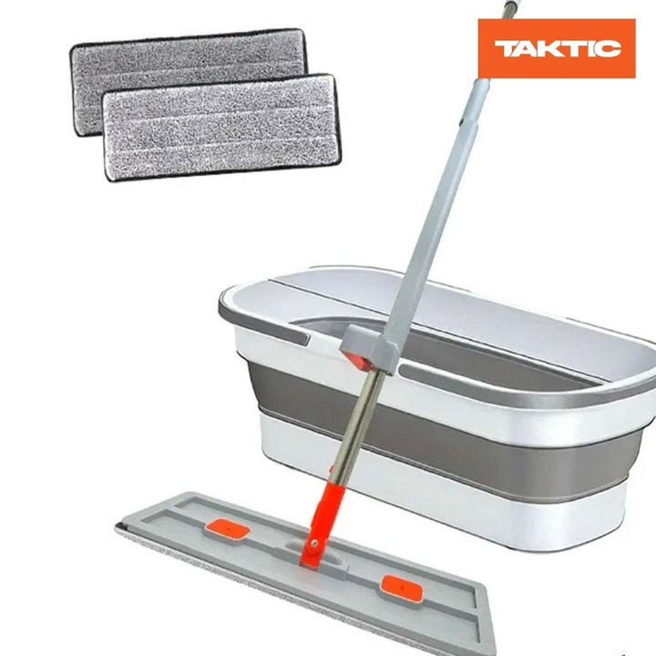 Mop cu autocuratare Pliabil + Galeata de 10 L pliabila