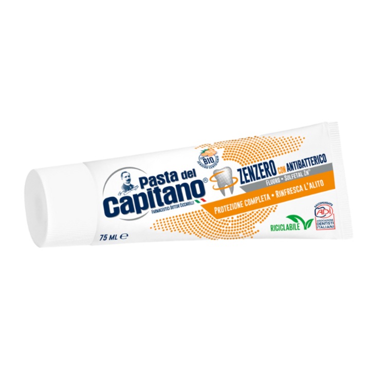 Антибактериална паста за зъби, Pasta Del Capitano, с джинджифил, 75 мл