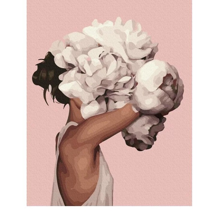 Set pictura pe numere, Twoje Hobby, 22 culori, 40x50cm, multicolor