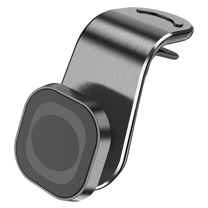 Suport Auto Magnetic pentru Telefon – Montaj pe Grila de Ventilatie