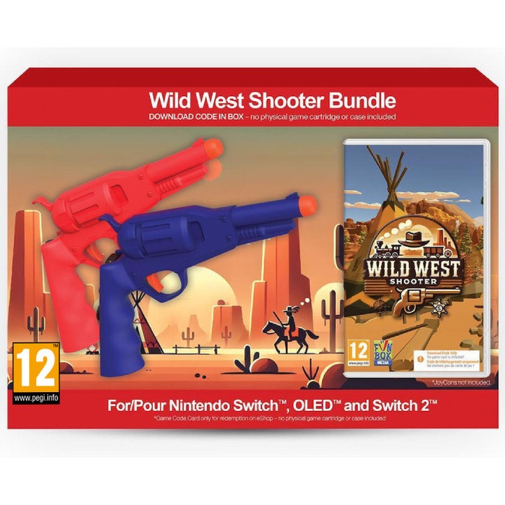 Joc Wild West Shooter Bundle Pentru Nintendo Switch 2 Si Nintendo Switch