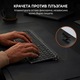 Клавиатура NETSTAT®, Безжична, Bluetooth, 3 Устройства, Безжична, 105 Клавиша Full-Size, NumPad, Тиха Scissor-Foot, Anti-Ghosting, 1000Hz, Ултра-тънка 16мм, Преносима, USB Type-C, Презареждаема 400mAh, macOS, Windows, Android, Черна