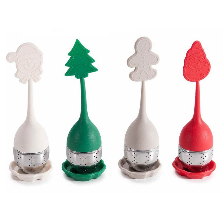 Комплект 4 инфузера за чай, Коледа Ø 4 x 15 H