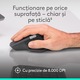 Mouse Wireless Logitech MX Master 4, Silent, USB, BT, Graphite