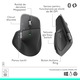 Mouse Wireless Logitech MX Master 4, Silent, USB, BT, Graphite
