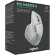 Mouse Wireless Logitech MX Master 4, Silent, USB, BT, Pale Grey