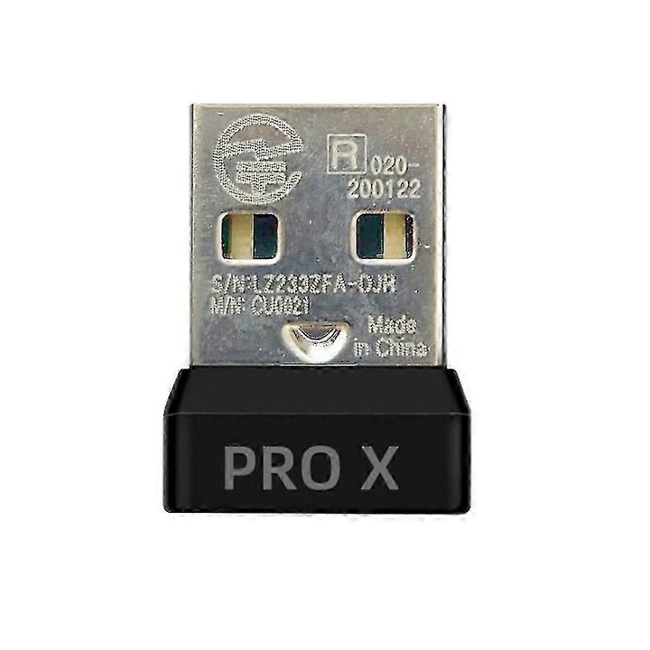 USB vevő Logitech G Pro Wireless / G Pro X Superlight egérhez, fekete, 1 db.