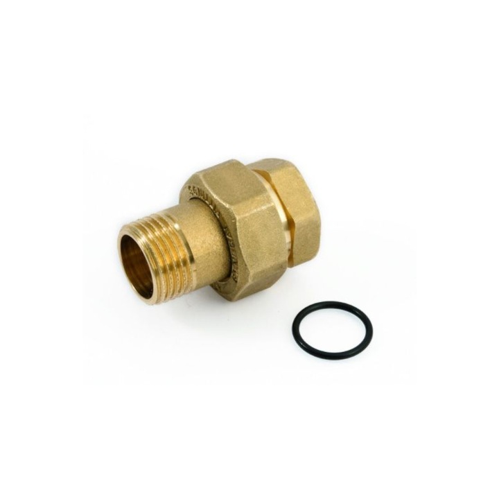 Racord olandez din alama, cu o-ring, M/F, 1/2''