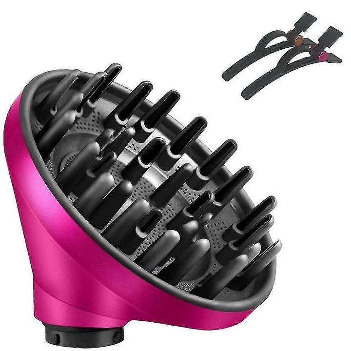 Hajdiffúzor Dyson Airwrap-hez, piros, kompakt, klipszekkel