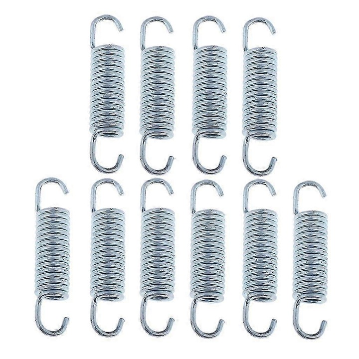Set 10 arcuri pentru trampolina, din otel inoxidabil, 10/11.6/14/16.5/8.8cm