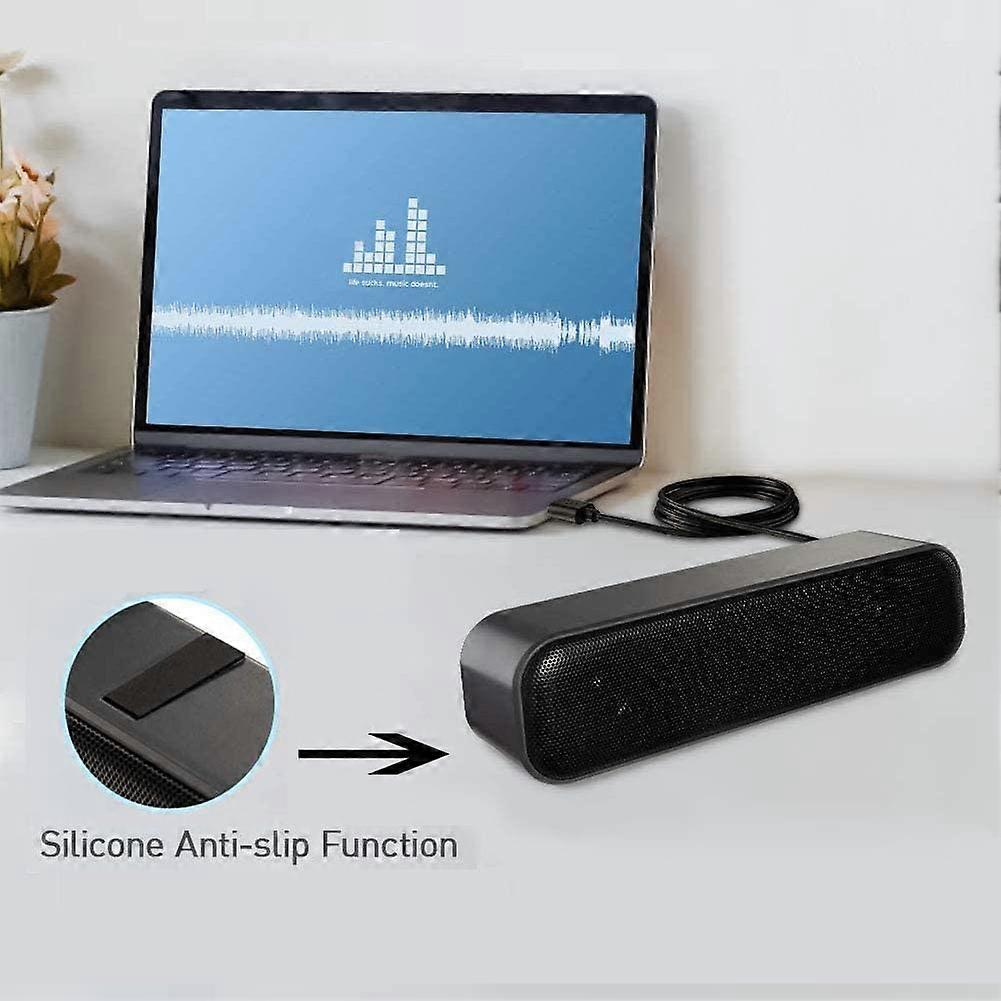 Boxe PC, mini soundbar, 3W, USB, 183x37x47mm - eMAG.ro