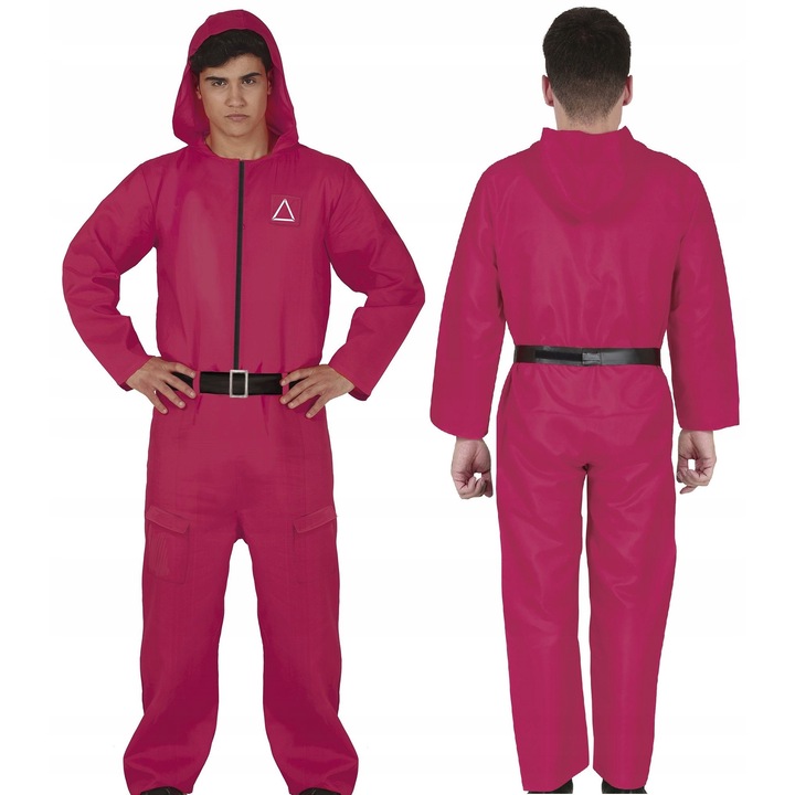 Costum Straznik, Fiestas Guirca, 14-16 ani, rosu, set complet