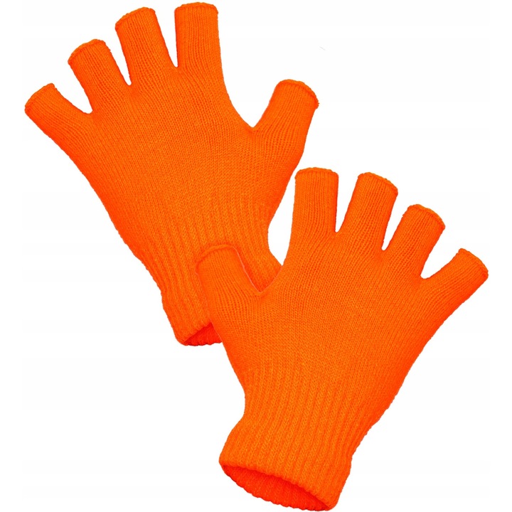 Manusi fara degete, WIDMANN, neon portocaliu, unisex