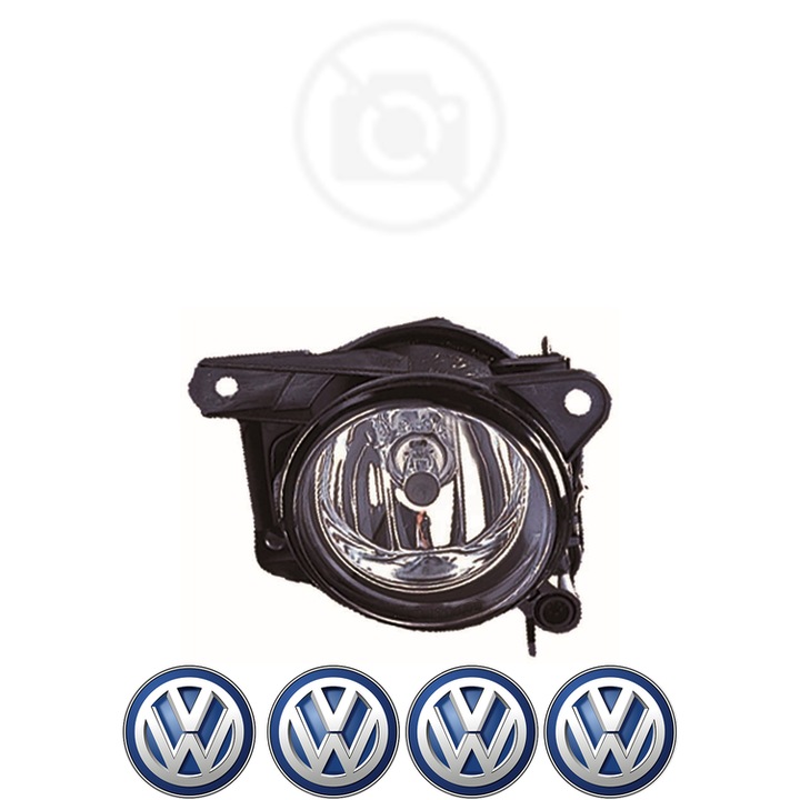 Lampa Proiector Dreapta Volkswagen POLO din 1995-2017, Auto, Tip bec H7, Depo, 4 Stickere auto cu Volkswagen