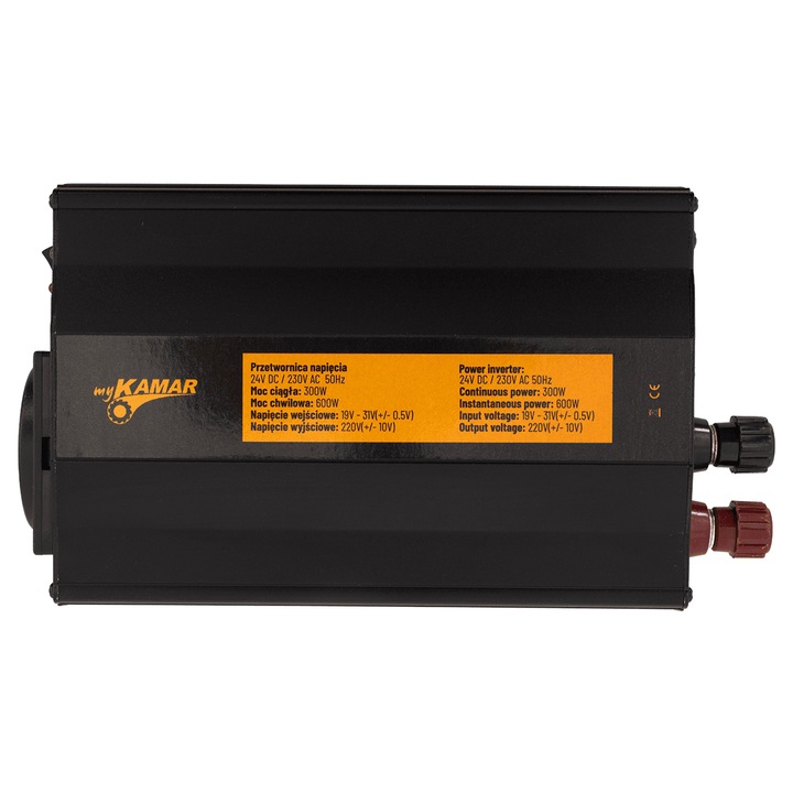 Convertor de tensiune 24V/230V (300/600W) KAMAR E1923