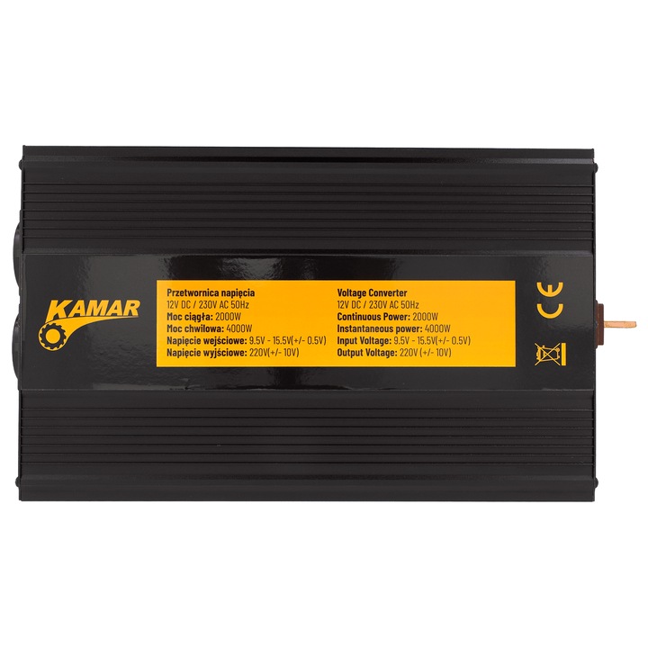 Convertor de tensiune 12V/230V (2000/4000W) KAMAR E1930