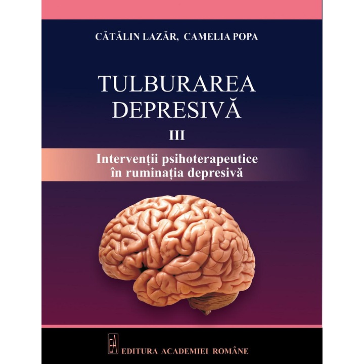 Tulburarea depresiva. Interventii psihoterapeutice in ruminatia depresiva. Volumul III, Camelia Popa