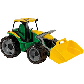 Tractor gigant Lena cu cupa frontala, 62 cm Tractor gigant Lena cu cupa frontala, 62 cm