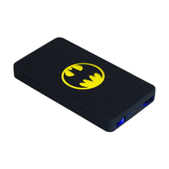 Külső akkumulátor mobiltelefonhoz, Generic, 6000 mAh, USB-C, Fekete