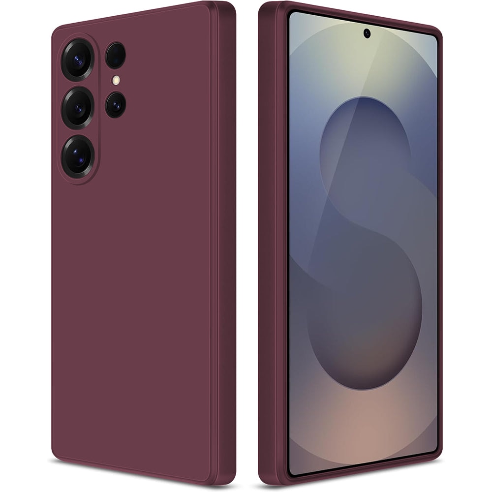 Husa CASEY STUDIOS compatibila cu Samsung Galaxy S25 Ultra, Soft Silicone Premium, pentru Incarcare Wireless, Margini Ridicate pentru Protectia Ecranului si a Camerelor Microfibra in Interior