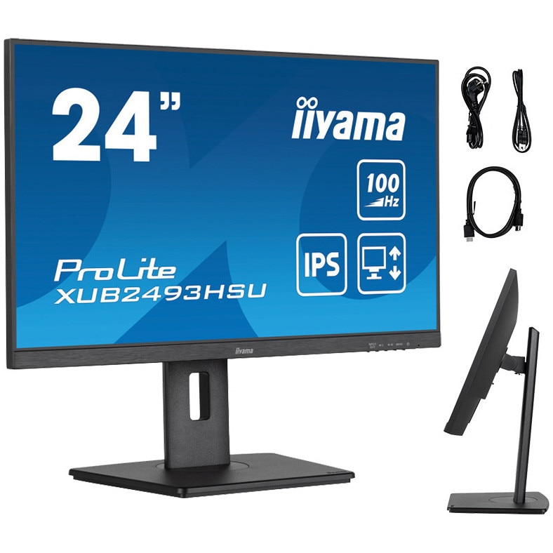 Monitor LED IPS iiyama ProLite XUB2493HSU-B7 23.8