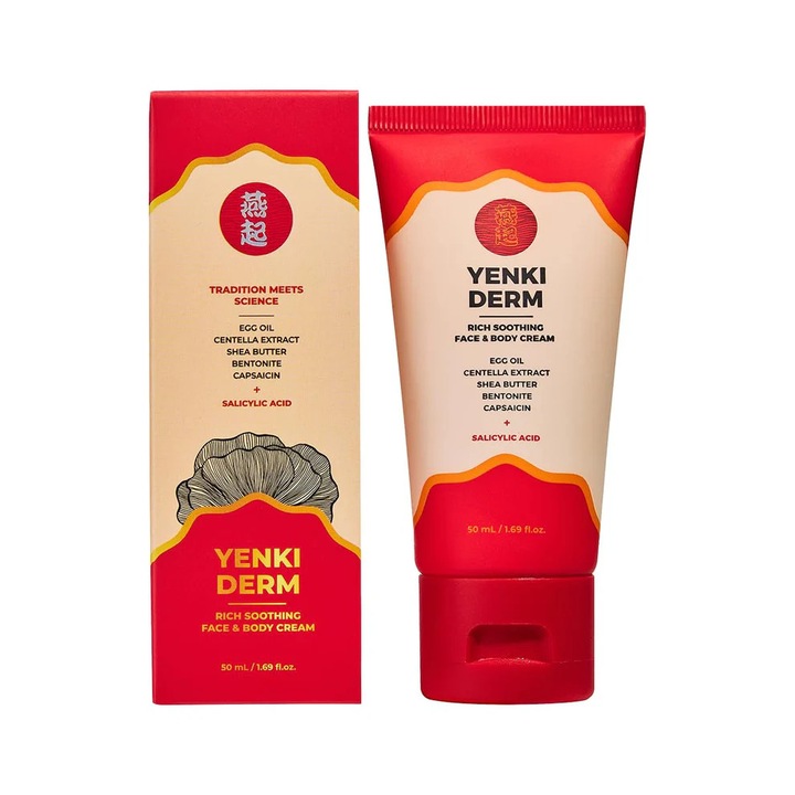 Yenki Derm Crema pentru fata si corp cu Acid Salicilic si Centella Asiatica, 50 ml