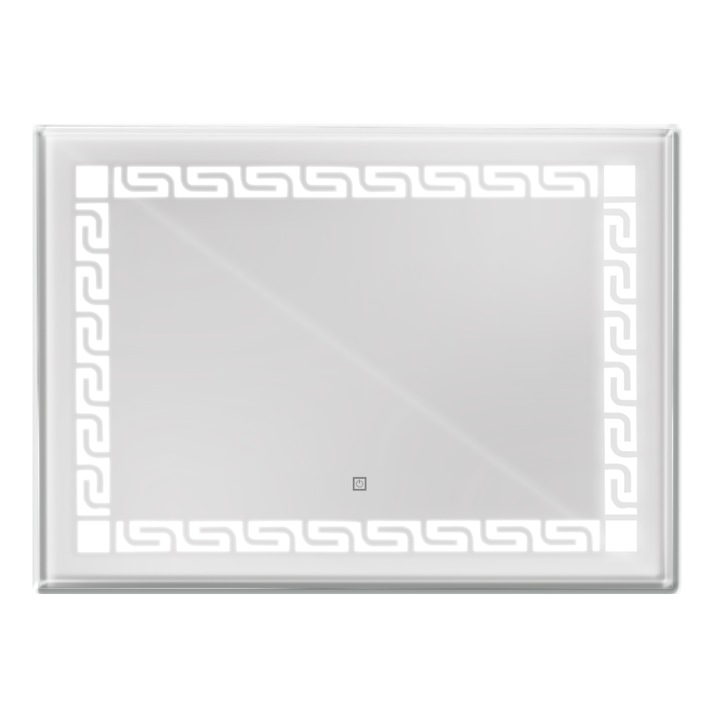 Oglinda baie cu LED si buton touch L-1003, 60x80 cm