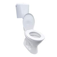 Set vas WC pe pardoseala cu rezervor Essential CIV + mecanism si capac polipropilena (evacuare verticala)