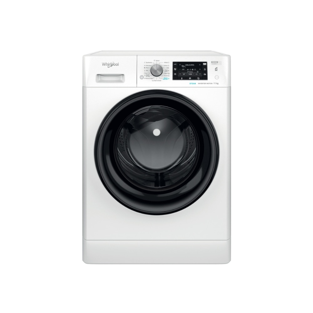 Masina de spalat rufe Whirlpool FFD 11489 BV EE, Al 6-lea simt, Steam Refresh, 11 kg, 1400 rpm, FreshCare+, Clasa A, Alba