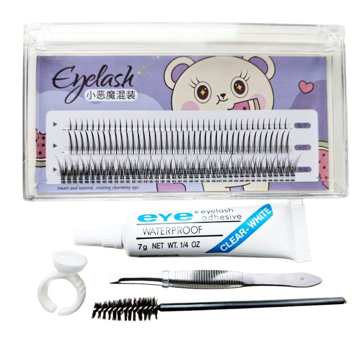 Комплект от 3 броя гел очна линия, многослоен обем, черен, 24ч комфорт