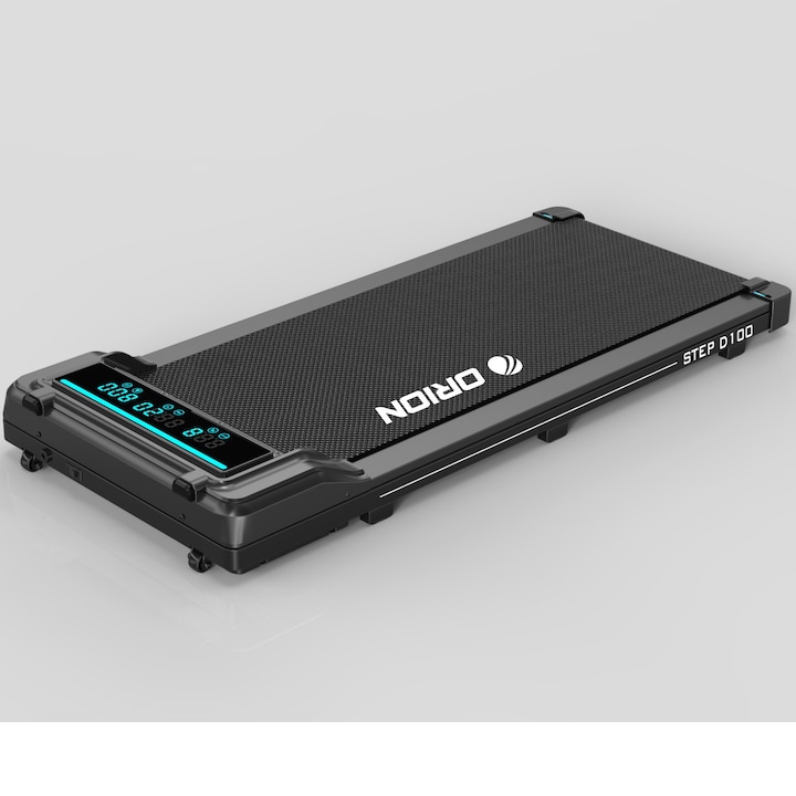 Banda alergare electrica Orion D100, motor 2CP, calculator 3 ferestre lumina albastra, greutate maxima utilizator 100 kg