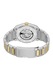 Fossil, Colier automatic de otel inoxidabil Everett, Argintiu, Auriu