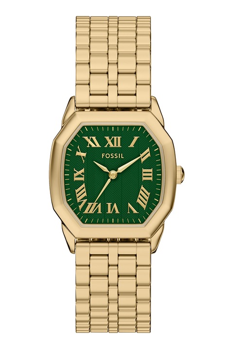 Fossil, Осмоъгълен часовник от неръждаема стомана, Златист