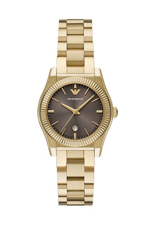 Emporio Armani, Аналогов метален часовник, Златист