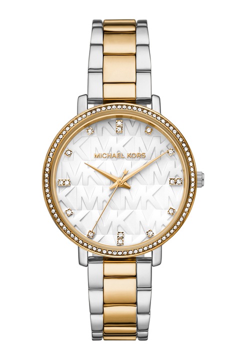 Michael Kors, Rozsdamentes acél karóra két színárnyalatú dizájnnal, Ezüstszín, Aranyszín